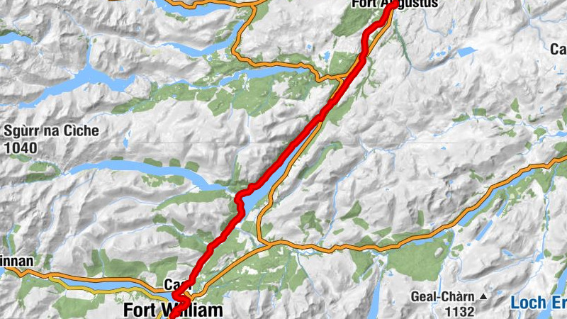 Fort Augustus - Kytra Lock - St Mary's R.C. Church - Fort William