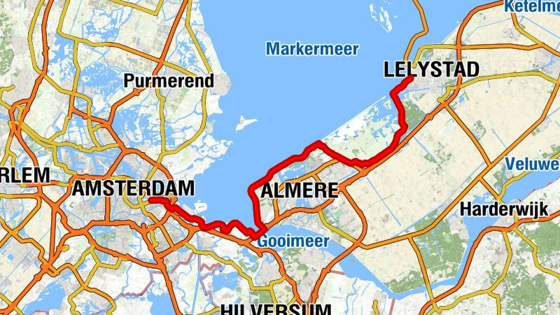 Lelystad - Herbergh de Echo - Ulu Camii Moskee - Amsterdam