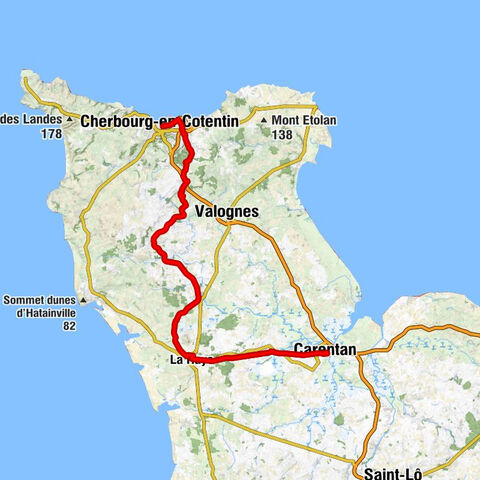 Cherbourg-en-Cotentin - La Besnarderie - Carentan - Église Notre-Dame