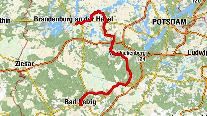 Bad Belzig - Friedhofskapelle St. Gertraud - Telegraphenberg - Brandenburg Hauptbahnhof