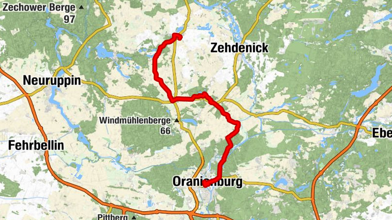 Oranienburg - Dorfkirche Löwenberg - Dorfkirche Großmutz - Zum Ackerbürger