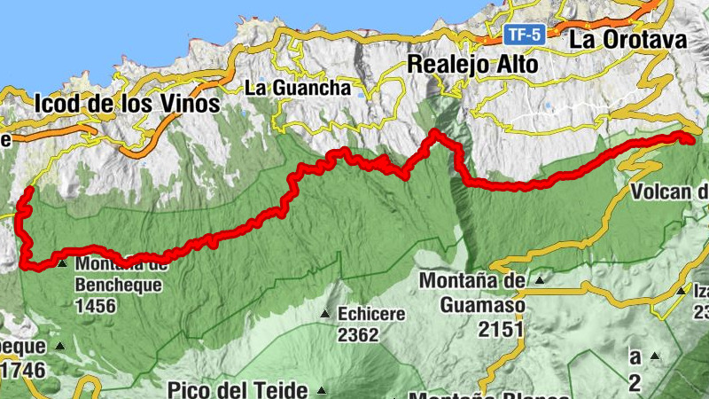 La Orotava - Ermita de San Francisco de Asís - La Montañeta - Los Gavilanes