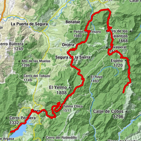 Siles - Puente-Honda - Peña Rubia - Hornos