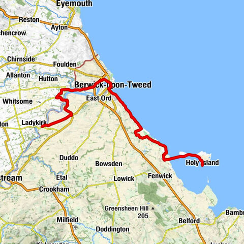 Holy Island - Priory Restaurant - Berwick United Reformed Church Spittal - Norham