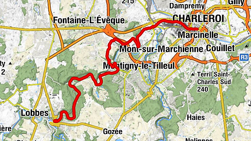 Ville Basse - Église Saint-Martin - Chapelle Sainte-Anne - Charleroi