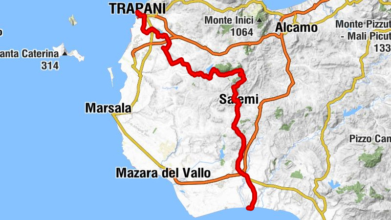 Trapani - Chiesa di San Biagio - Chiesa della Tagliata - Selinunte