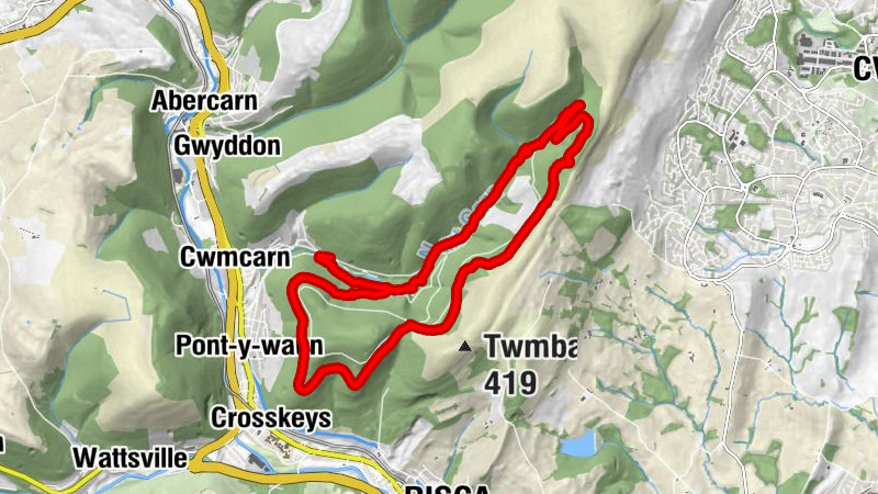 Cwmbran Central - Cwmbran - Risca - Crosskeys