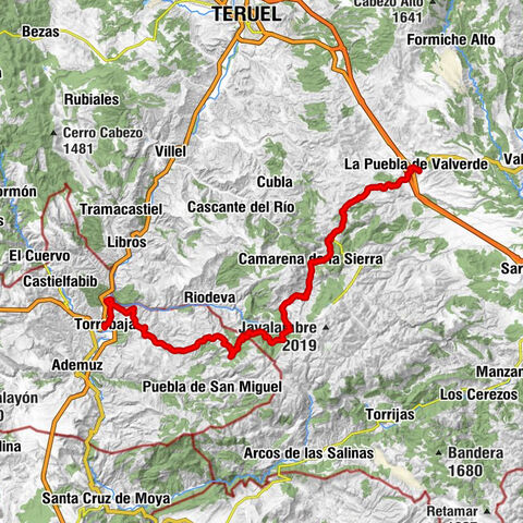 Torrebaja - San Roque - Ermita de Loreto - La Puebla de Valverde