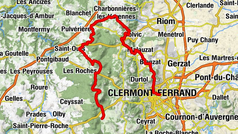 Clermont-Ferrand - Église Saint-Pardoux - Église Saint-Nicolas - Le G.R.