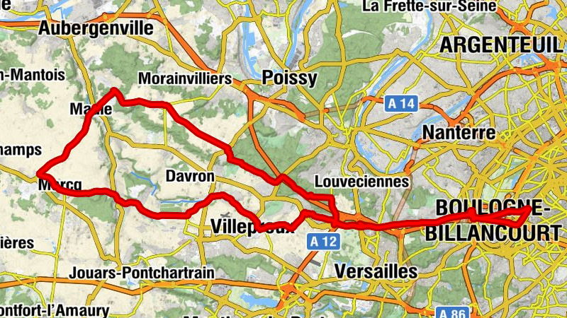 Paris - Église Saint-Martin - Église Saint-Nicolas - Courbevoie