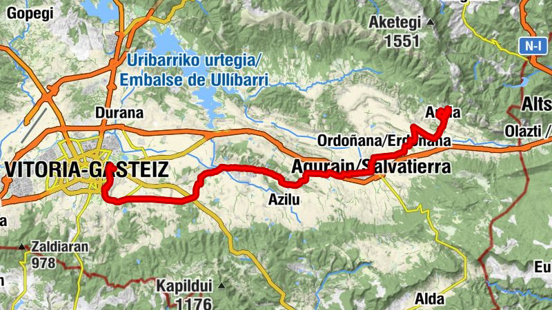 Umandi - San Pedro eliza - Araiako Miren Andere baseliza - Oreinalde