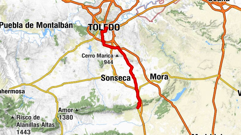 Toledo - Orgaz - Puerto de Los Yébenes - Restaurante Apelio