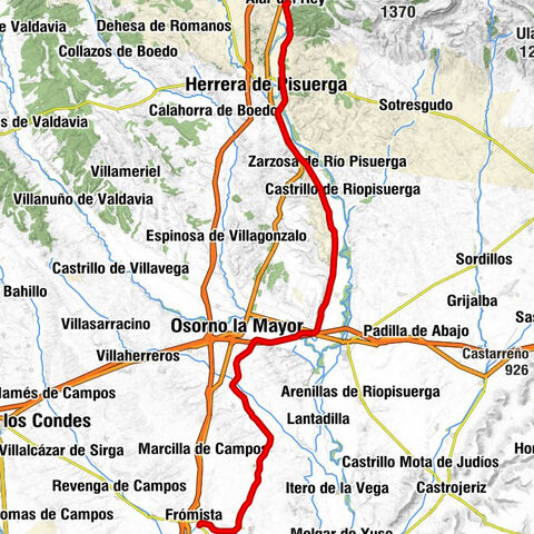 Alar del Rey - San Quirce - Alar del Rey - Barrio de San Vicente - Requena de Campos