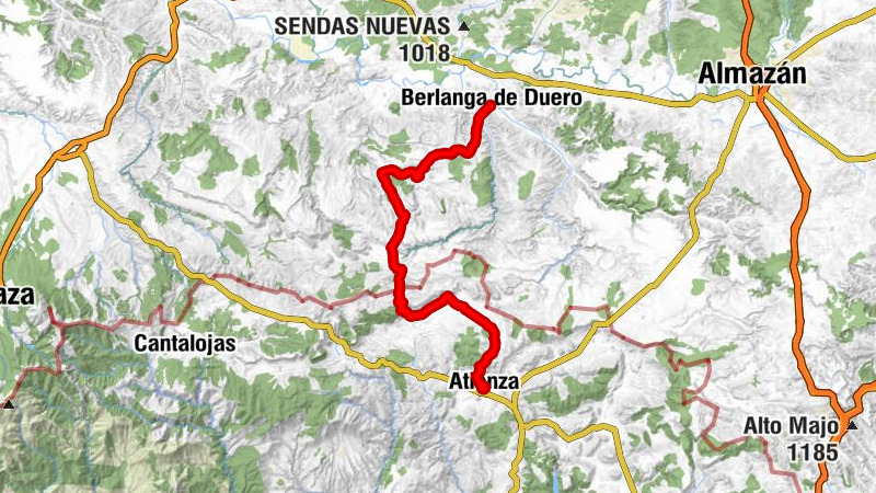 Aljama (Barrio Judío) - Iglesia de San Juan Bautista - Ermita de la Virgen de la Calzada - Cerro del Castillo