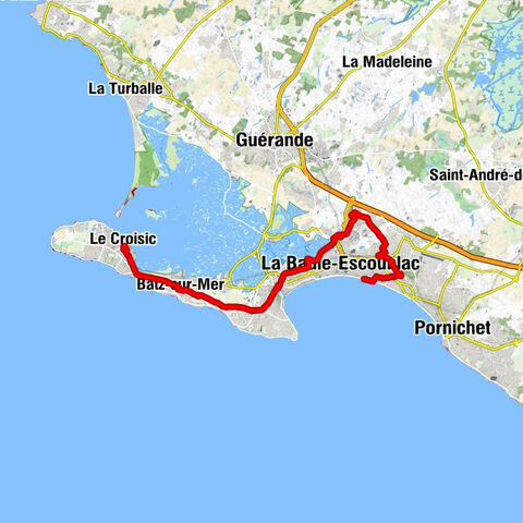 Le Croisic - Mont Esprit - Église Saint-Guénolé - La Baule-Escoublac