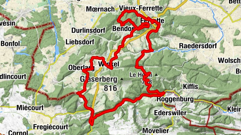 Grosse Hallen - Église Saint-Bernard-de-Menthon - Rossberg - Stadtweiher