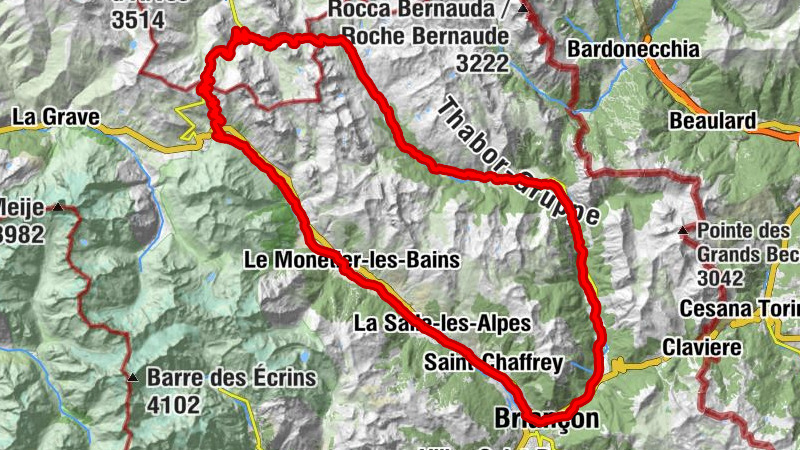 Briançon - Église Saint-Claude - Refuge des Drayères - Auberge de L'Impossible