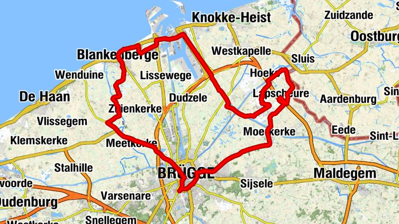 Brugge - Sint-Antonius Abtkerk - Sint-Dionysiuskerk - Onze-Lieve-Vrouw-Geboorte en Sint-Philippuskerk