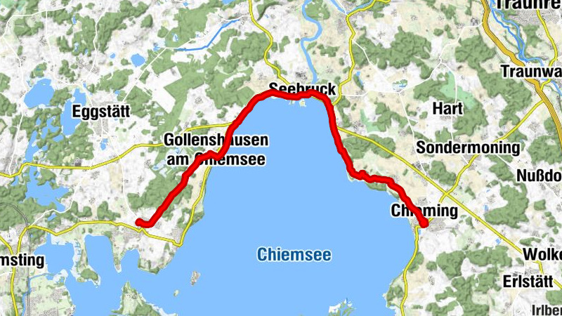 Chieming - Kupferschmiede - St. Thomas und St. Stephan - Breitbrunn am Chiemsee