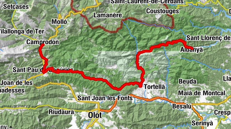 Bar Cufí - Sant Pere d'Albanyà - Sant Feliu de Riu - Camprodon