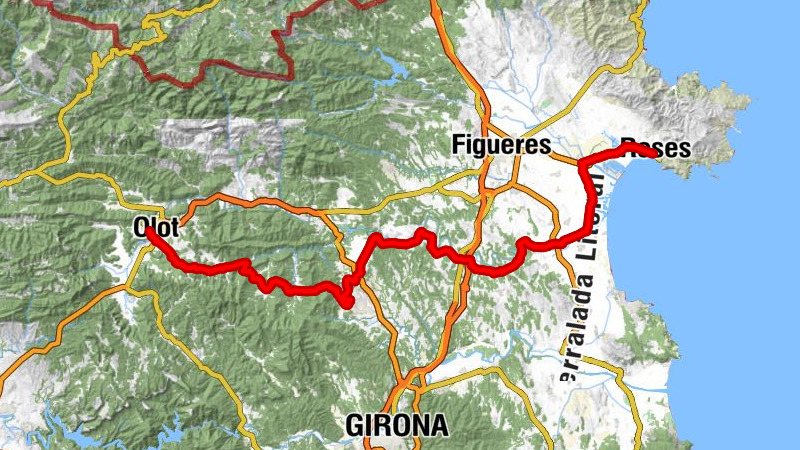 Olot - Sant Pere - Turó de Lió - Roses