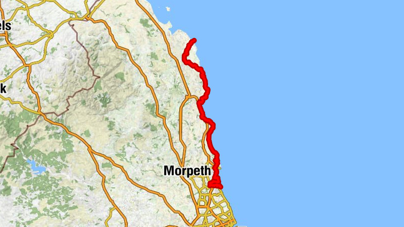 Blyth - Cowpen - Amble - Seahouses