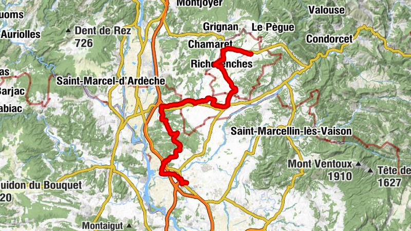 La Gare - Église Saint-Bach - Abbaye cistercienne - Valréas