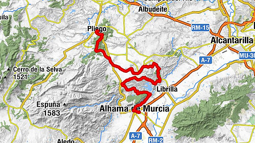 Alhama de Murcia - Iglesia de San Lázaro Obispo - Cerro de la Atalaya - Pliego