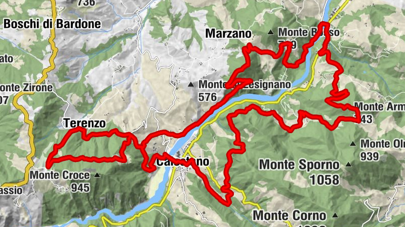 Calestano - Jano - Monte Armario - Monte Groppo