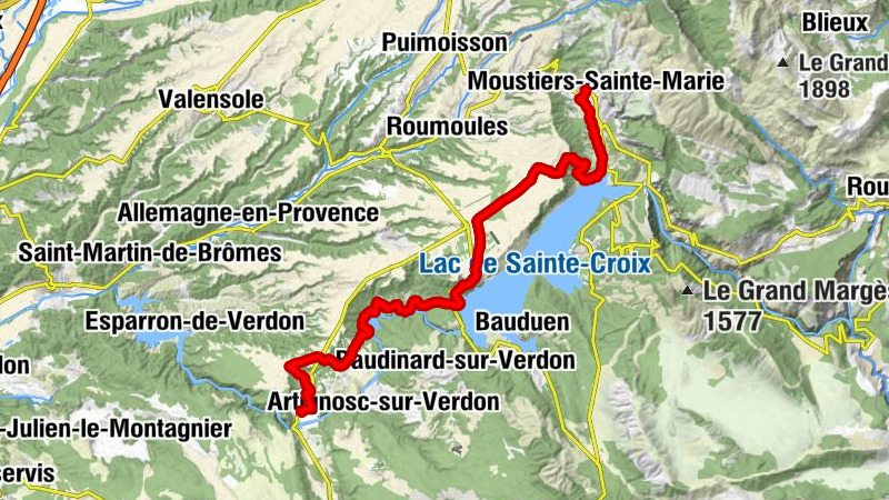 Sainte-Croix-du-Verdon - La Guinguette - Église Notre-Dame-du-Plan - Quinson