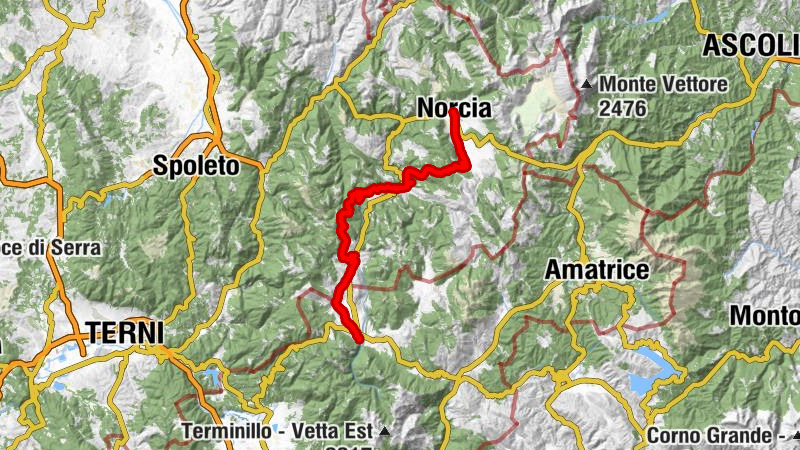 Norcia - Santuario di Roccaporena - San Giovanni - Leonessa