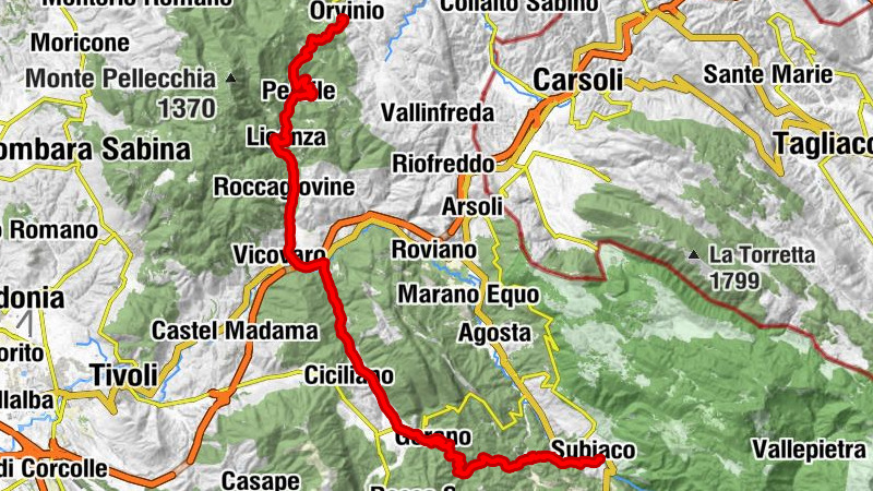 Orvinio - Cimitero nuovo - San Francesco - Subiaco