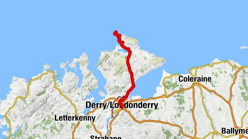 Derry/Londonderry - The Butterbean - Malin Presbyterian Church - Culoort