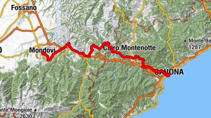 Mondovì - Bric della Madonnetta - Cadifugio - Savona