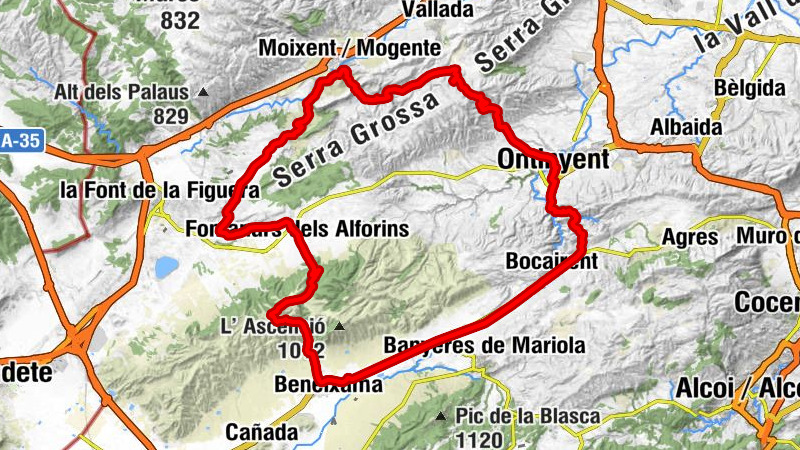 Ontinyent - La Rotonda - Restaurante Casa Julio - Parròquia de la Verge del Rosari