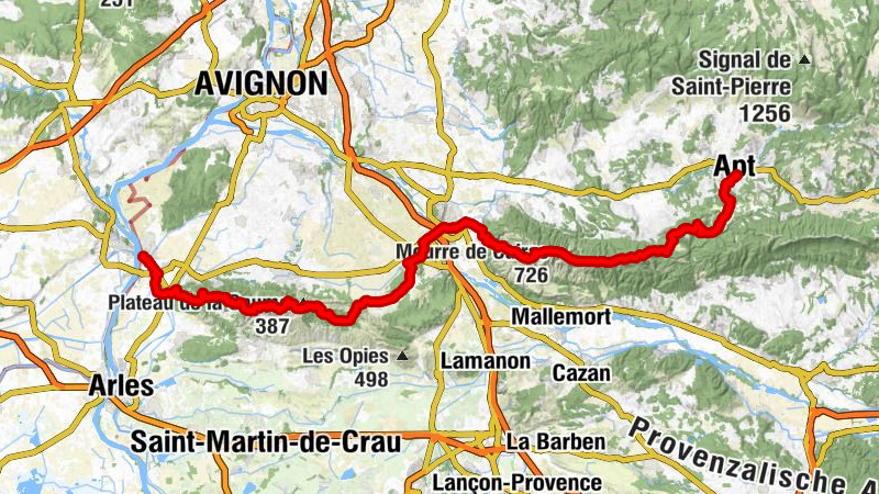 Apt - Buoux - Tour de guet des Baux - Tarascon