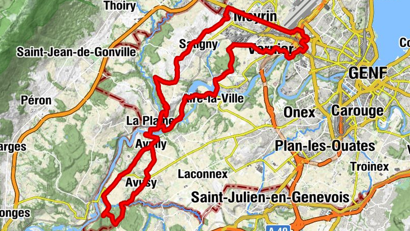 Genève - Église d'Avusy - Temple d'Avully - Temple de Satigny