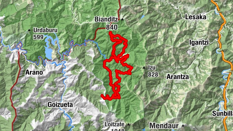 Goizueta - Goizarin - Artikutza - Erroiarri