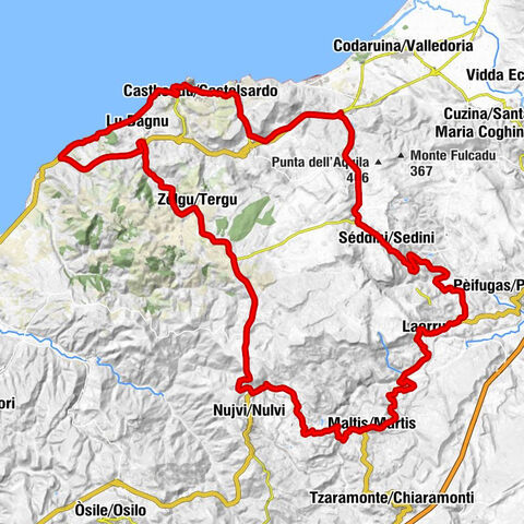 Castheddu/Castelsardo - da Bore - San Giovanni - Santa Margherita Vergine Martire