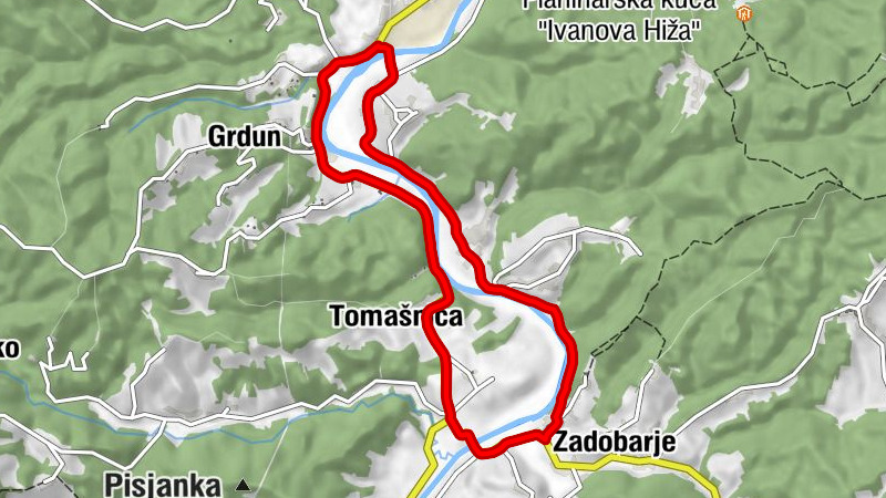 Papalina - Kušansko Selo - Metuljska Draga - Jakšetići