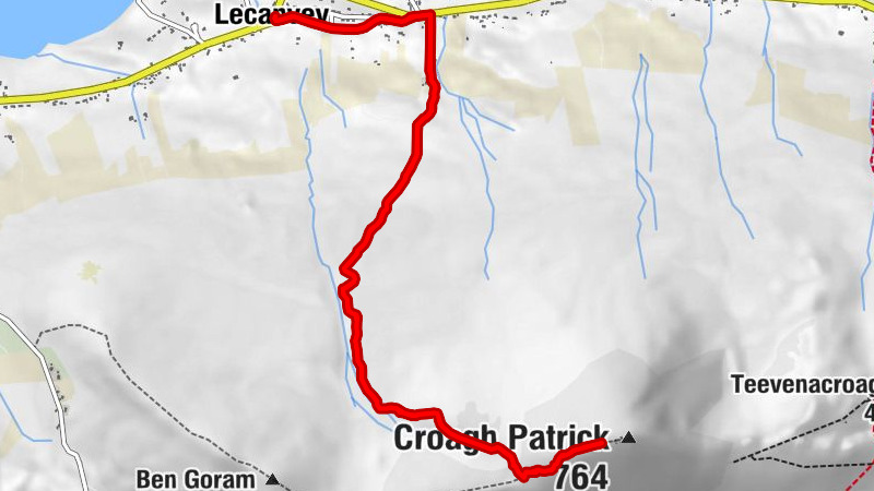 Lecanvey - St Patrick's Catholic Church - Croagh Patrick