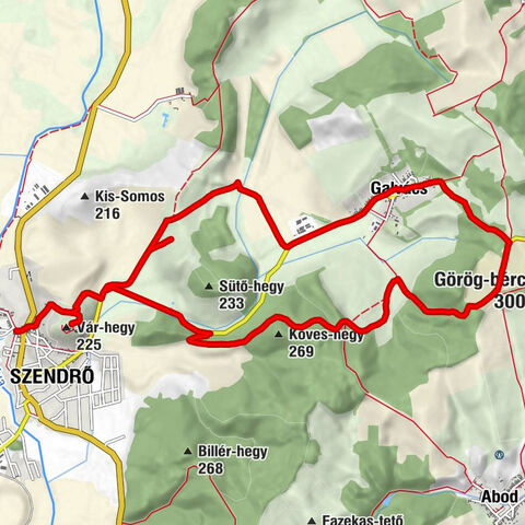 Becsali étterem-söröző - Szendrő - Vár-hegy - Szent István király-kápolna