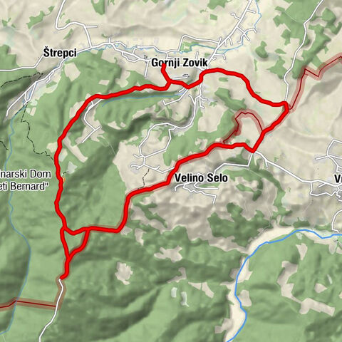 Gornji Zovik - Planinarski Dom "Sveti Bernard" - Velino Selo