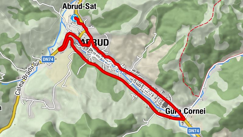 Abrud-Sat - Biserica Adormirea Maicii Domnului - Biserica Sfântul Teodor Tiron - Abrud