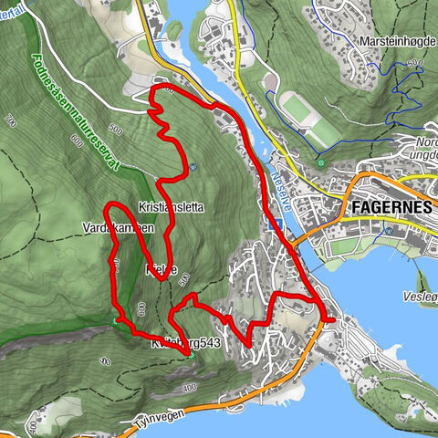 Nord-Aurdal - Fagernes - Kvitvellafossen - Kristiansletta