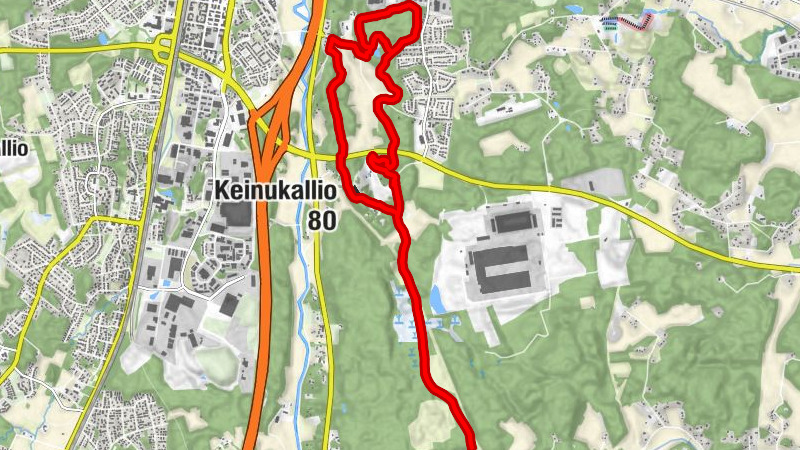 Ahjo - Sorsakorpi - Keinukallio - Kerava