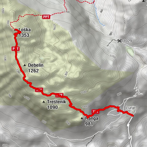 Lunje - Ranga - Debelin - Loška