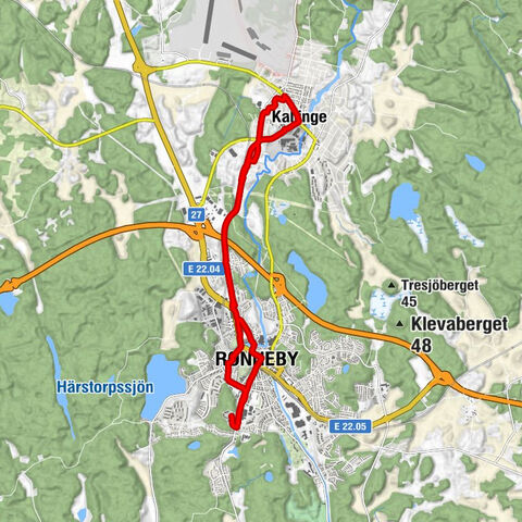 Älgbacken - Ronneby - Sörby - Djupafors