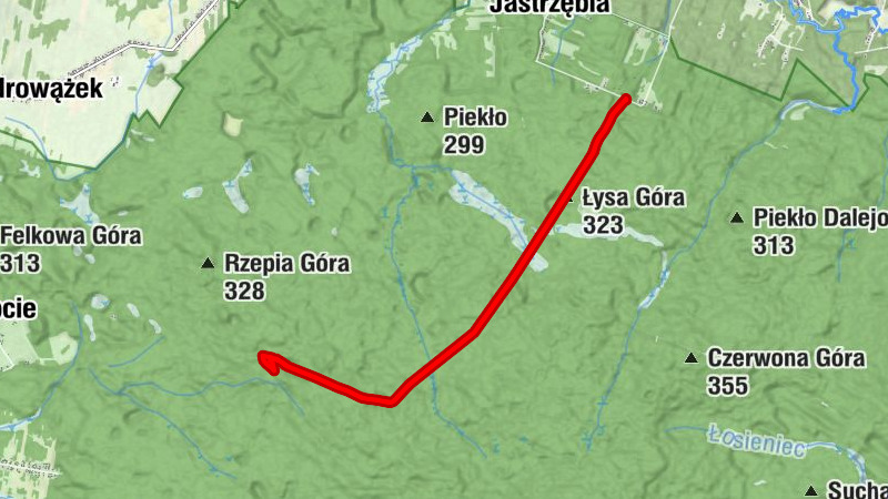 Wołów - Łysa Góra - Baba