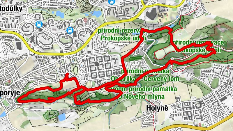 Řeporyje - Praha - Jinonice